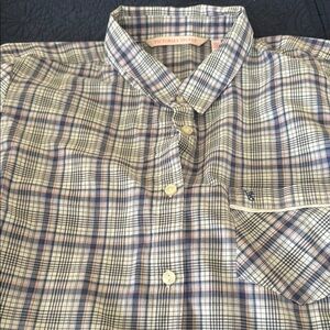 Victoria's Secret womens Plaid Sleep Shirt - Blue and White